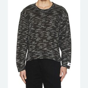 KROST Knit unisex Black and Gray Sweater